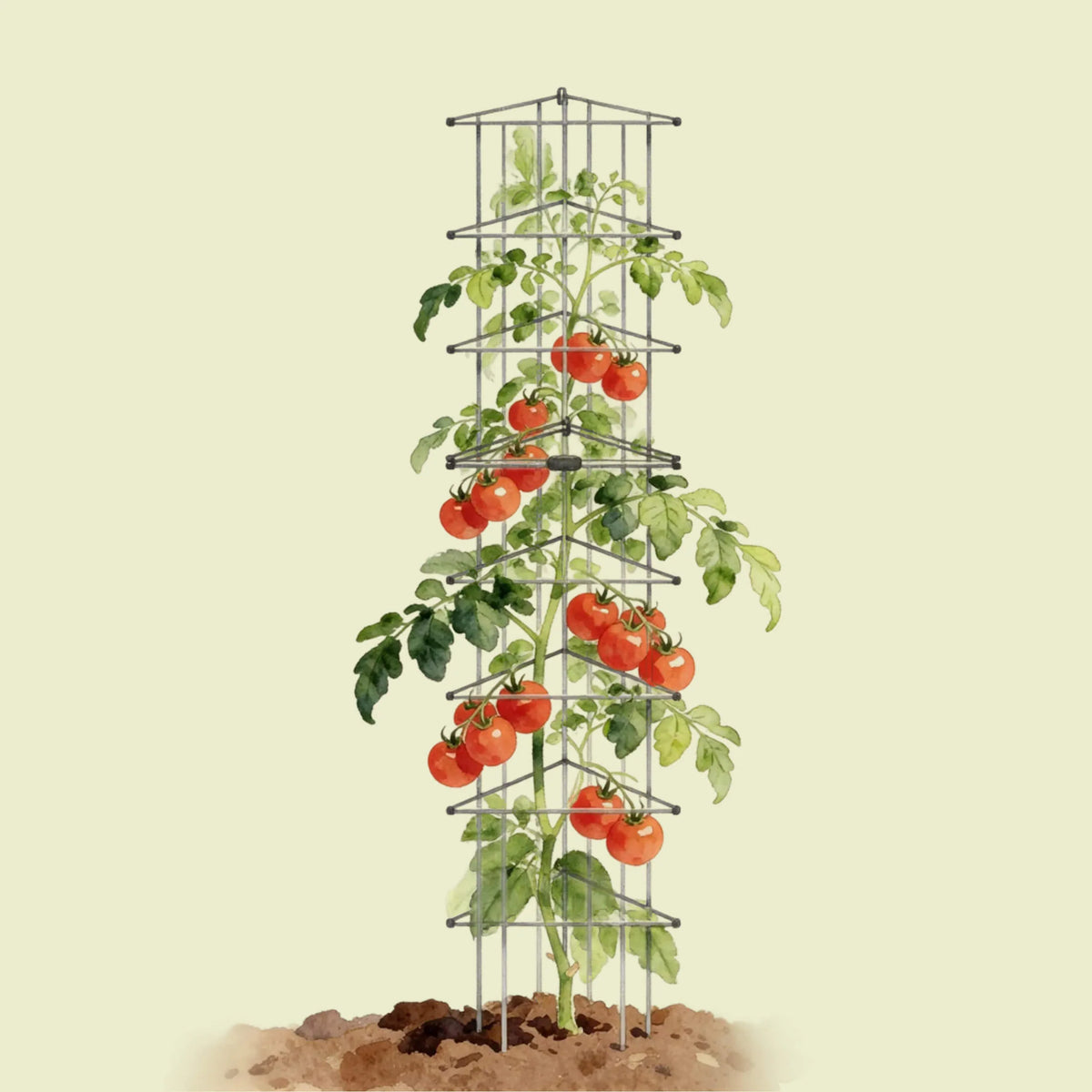 FlexGrow 3-Panel Tomato Cage - 11.5"