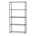 5 Shelf Wire Storage Unit | silver