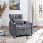 Versatile Sleeper Chair with Removable Pillow