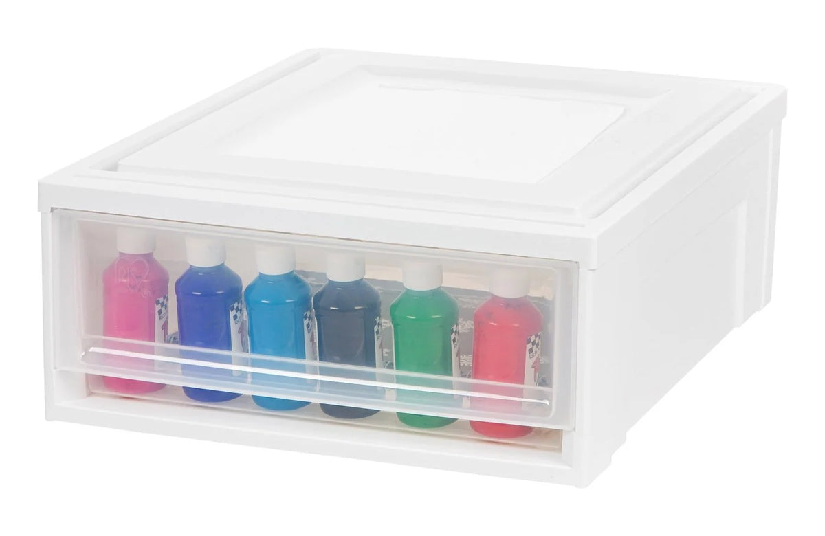 Stacking Storage with Drawer - 22 QT