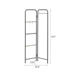 Metal Garment Rack - Foldable | Black