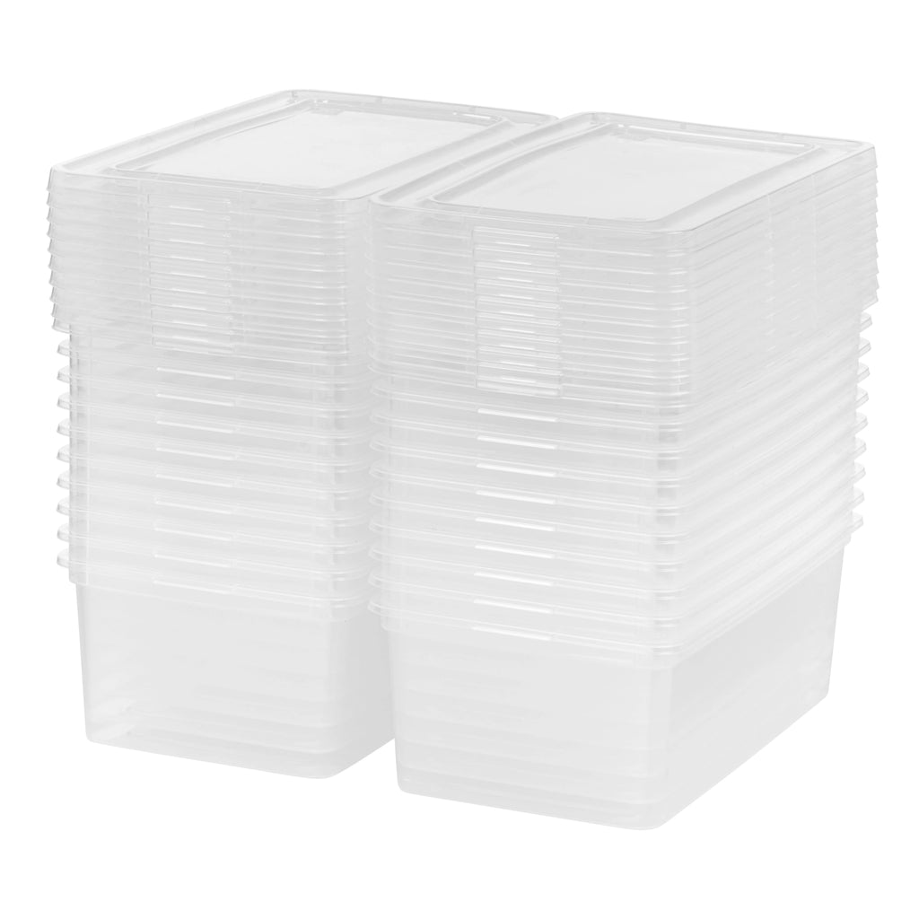 Clear Storage Box - 5 QT - 20 Pack