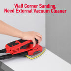 M optimized Electric Detail Sander with 12 Sanding Paper, 350W Brushless Motor Mouse Sander, Powerful & Low Vibration, 10000 RPM, for Wood Working