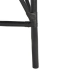 Set of 2 SAFAVIEH Maye Rattan Accent Chairs with Cushions - Dimensions: 18.5" W x 20.9" L x 35.8" H