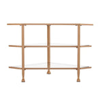SEI Furniture Jensen Metal Corner TV Stand for Screens up to 33.25 inches