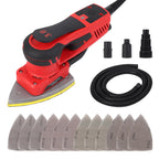 M optimized Electric Detail Sander with 12 Sanding Paper, 350W Brushless Motor Mouse Sander, Powerful & Low Vibration, 10000 RPM, for Wood Working