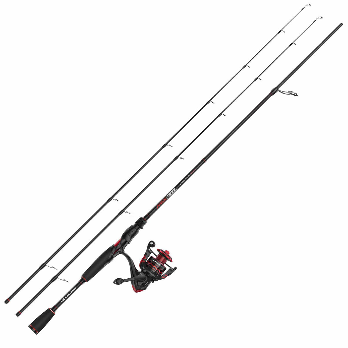 KastKing MaxSteel Twin-Tip Spinning Rod and Reel Combo | 2000 / 6'0" / Medium / Fast