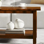 Classic Solid Wood Farmhouse Coffee Table