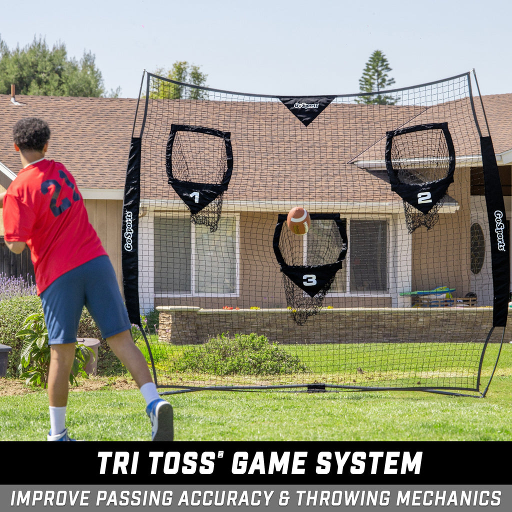 6' x 6' QB Training Throwing Net | Black
