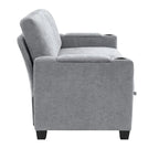 Versatile Chenille Storage Loveseat Sofa