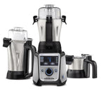 Hamilton Beach Professional 2.2 HP 120V Juicer Mixer Grinder with 3 Stainless Steel Jars, 1.5 Liters, Model 58770