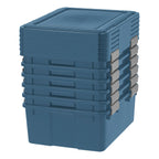 31Qt. Heavy Duty Totes for Storage with Easy-Grip Handles, 4 Pack