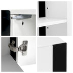 Contemporary TV Stand with Electric Fireplace - Fits TVs Up to 78 Inches