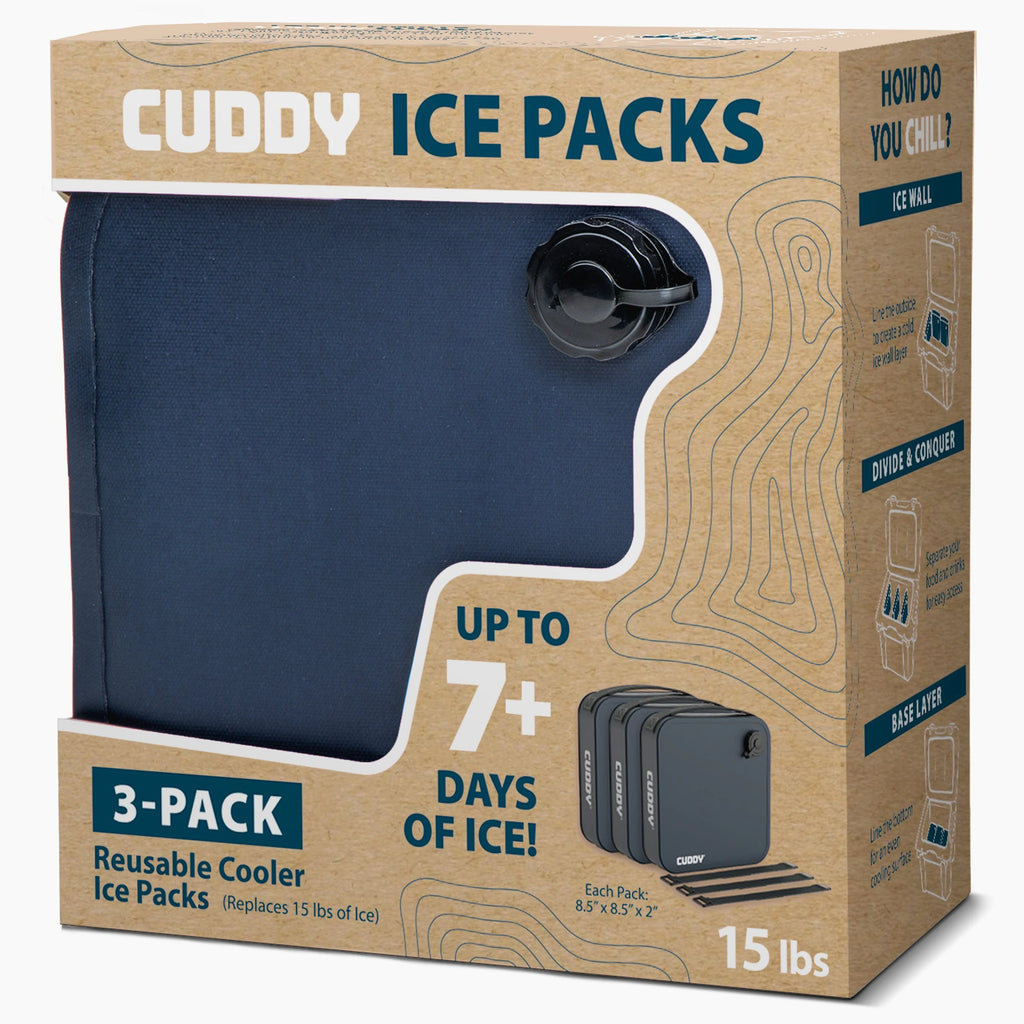 Reusable Cooler Ice Packs 3-pk