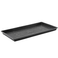 1020 Microgreen Trays | Extra Strength Shallow 1020 Trays | 1 Tray / No Holes / Black