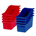 Connecting Book Bin, Red or Blue