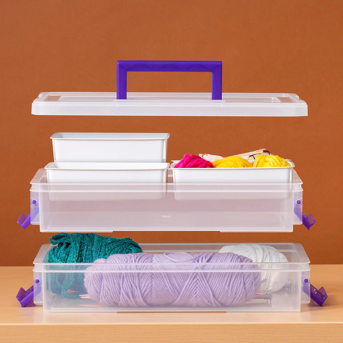 Layer Stack and Carry Storage Container 9.2Qt
