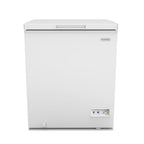Igloo 5.0 Cu. Ft. Chest Freezer With Removable Basket, Free-Standing Door Temperature Ranges From-10?- to 10?- F, Front Defrost Water Drain, Perfect for Homes, Garages, Basements, RVs, White