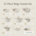 Carote Induction Kitchen Cookware Sets