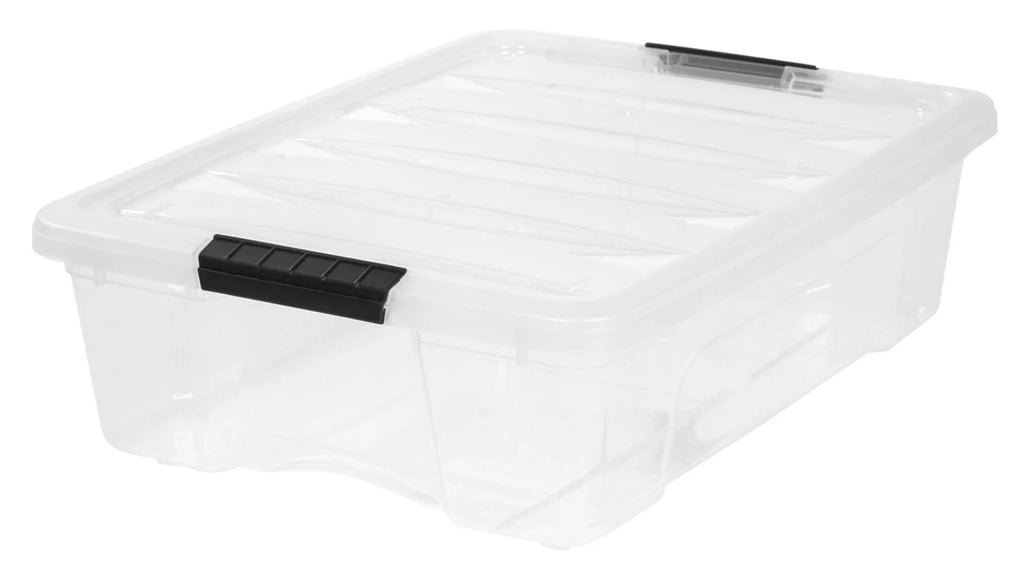 Stack & Pull Storage Box - 26 QT | Clear / 1 Pack