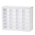 Drawer Parts Cabinet - 24 Drawer | White