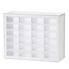 Drawer Parts Cabinet - 24 Drawer | White