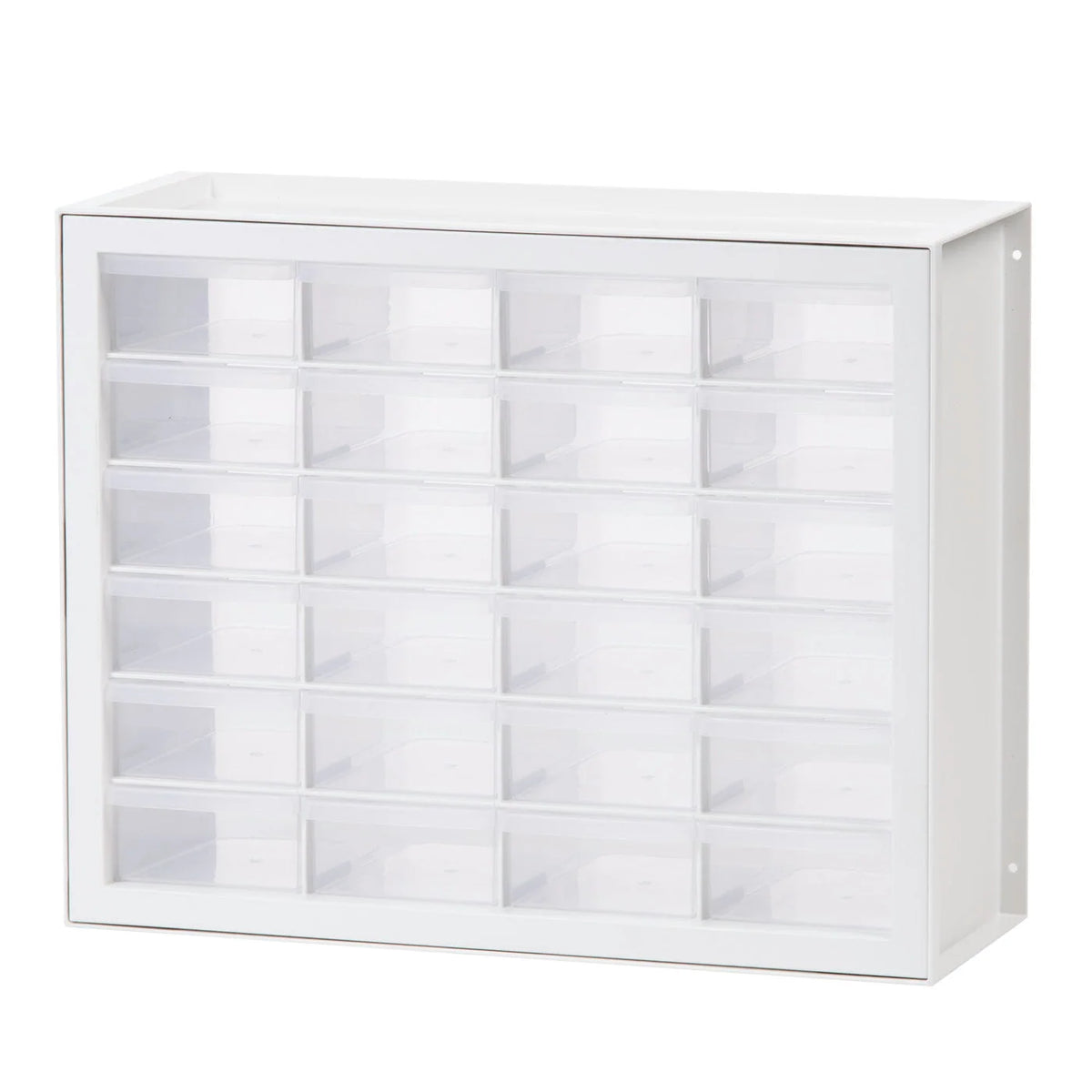 Drawer Parts Cabinet - 24 Drawer | White