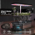 LetPot LPH-SE Hydroponics Growing System, 12 Pods Smart Herb Garden Kit Indoor