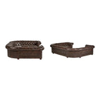 Gdansk 9-Person U-Shaped Chesterfield Sectional Sofa