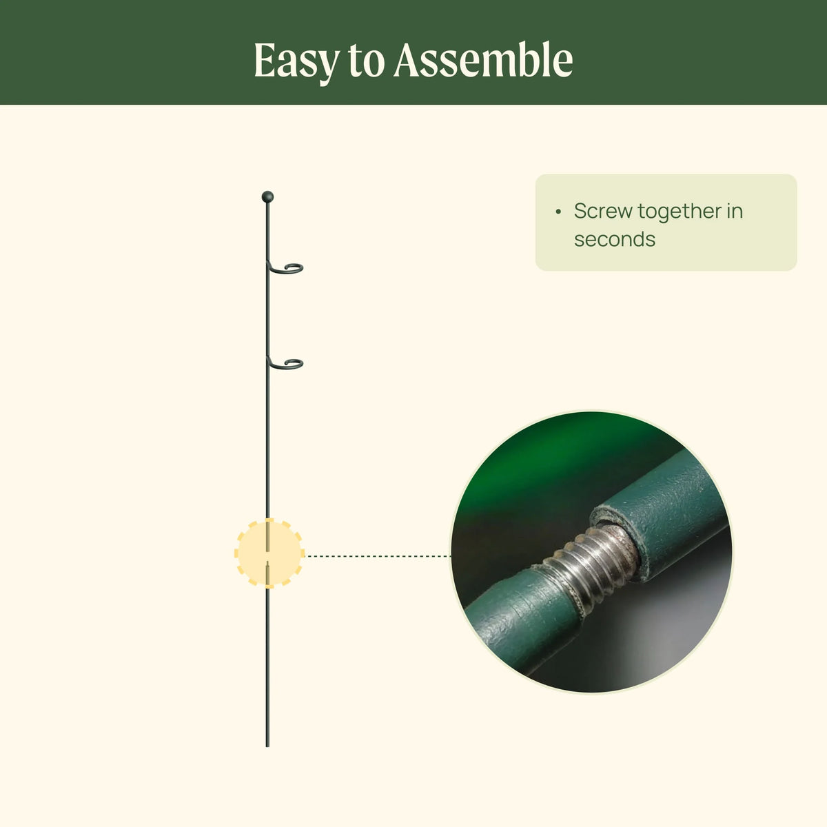 Single Stem Plant Support Loop - 3 Pack