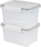WeatherPro Photo Storage Case with 7 Inner 4" x 6" Picture Cases, 2-Pack