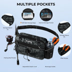 KastKing BaitSpace Waist Bag with 1 Tackle Box | Khaki Camo