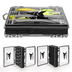 KastKing HyperSeal Waterproof Tackle Box | Black (Double-Sided) / 3500*2