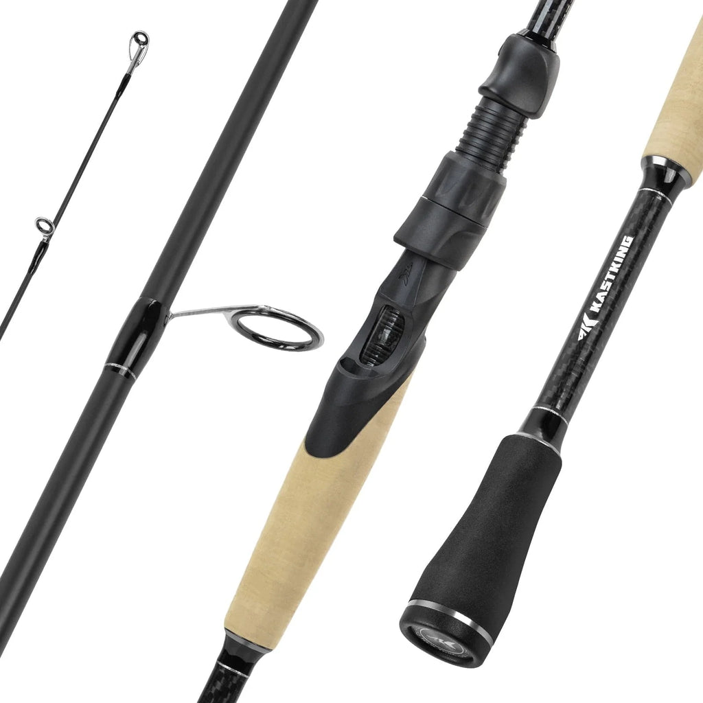 KastKing Spartacus II Plus Twin-Tip Spinning Rod | 6'0" / Fast-Medium Light-2+ Extra Tip