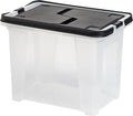 Letter Wing-Lid File Box | Black