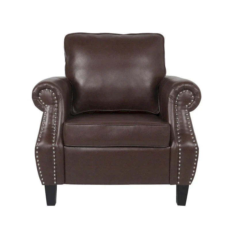 Christopher Knight Home Dowd Faux Leather 3-Piece Club Chair and Sofa Set