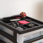 Storage Drawer Cart with Organizer Top - 10 Drawer