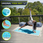 Original Yoga Mat 1/4-in | Aqua