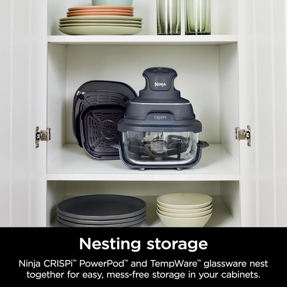 Ninja Crispi 4-in-1 Portable Glass Air Fryer Cooking System