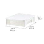 Underbed Storage Stackable Sliding Drawer 22 Qt 2 Pack