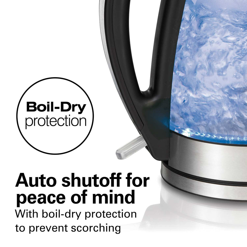 Hamilton Beach 1.7 Liter Glass Kettle