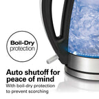 Hamilton Beach 1.7 Liter Glass Kettle