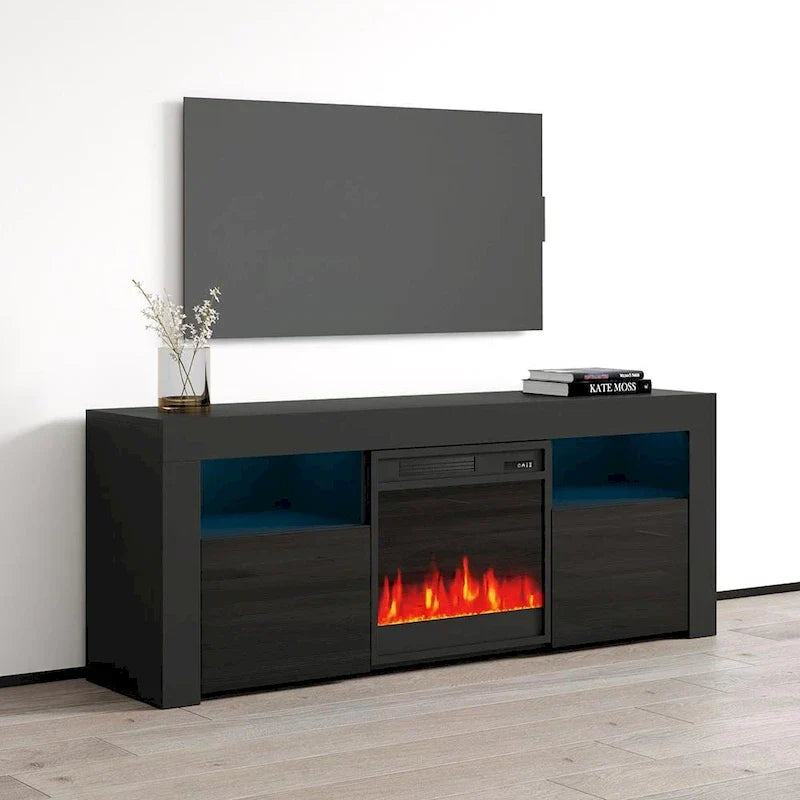 Copper Grove Qorasuv 58-Inch Electric Fireplace TV Stand