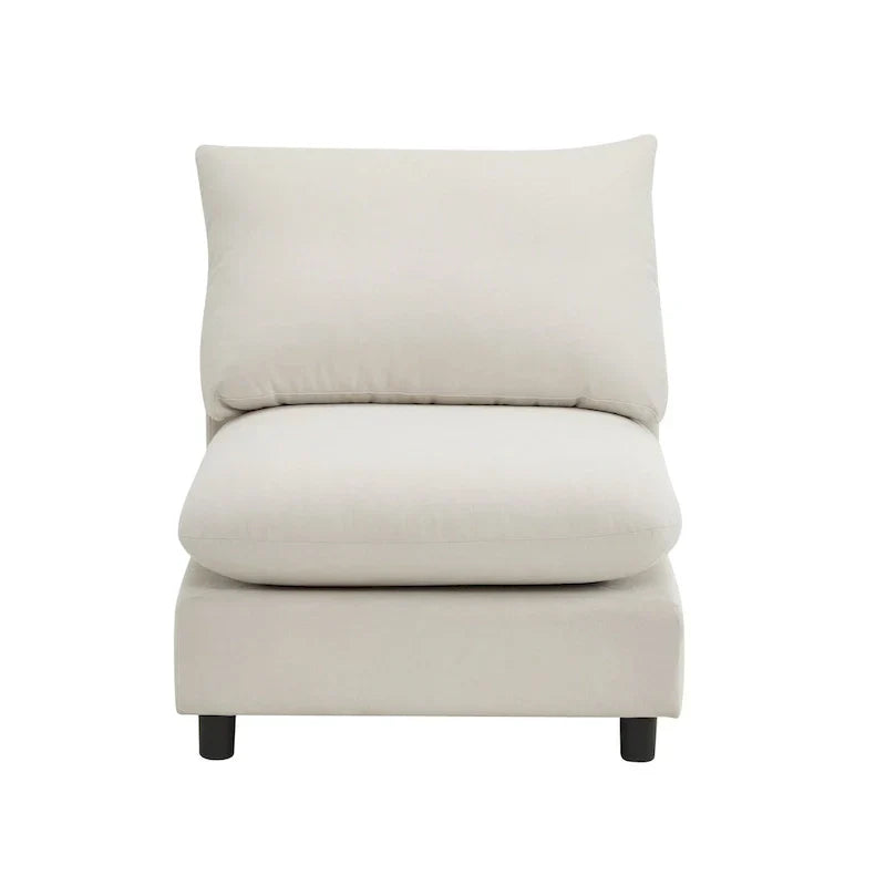 Oversized Modular Sectional Sofa with Plush Cushions and Flexible Layout