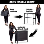 Lightweight Portable Bar with Black Skirt