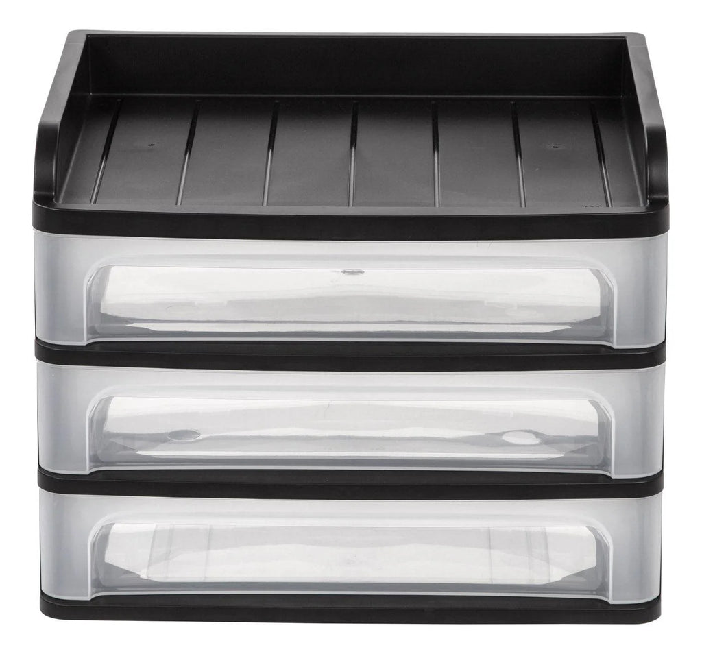 Medium Desktop Drawer System, 2 Pack, Black
