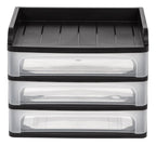 Medium Desktop Drawer System, 2 Pack, Black