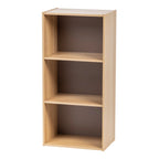 Wood Storage Shelf - 3 Tier | Brown/White