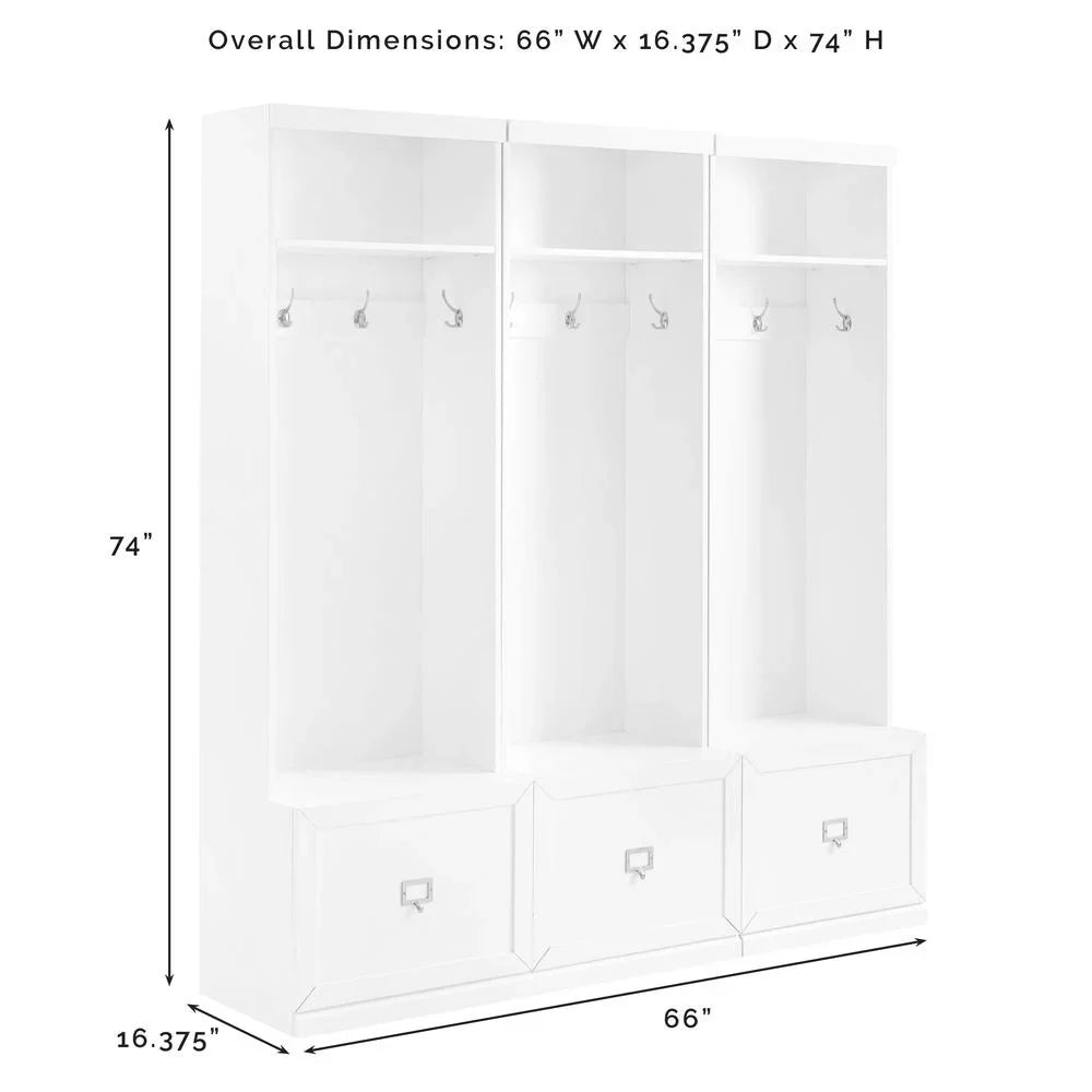 Crosley Furniture Harper Hall Tree in White
