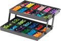 2-Tier Drawer Organizer Expandable Multi-Level Collapsible Organization- Charcoal